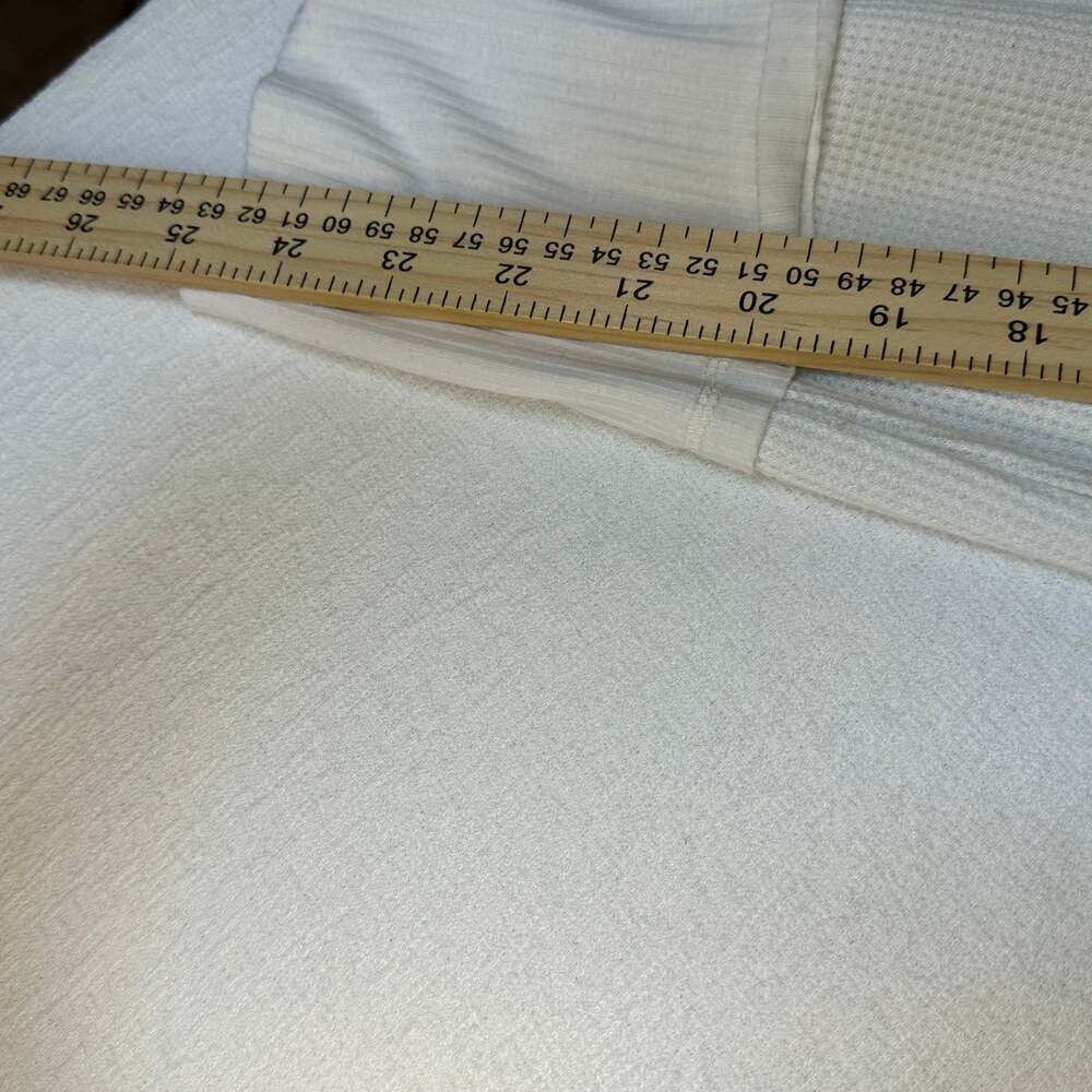 Chelsea & Violet L/S Womens XL Waffle Oversized Shirt Cream White - Picture 5 of 9